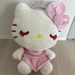 ハローキティ ぬいぐるみ ティアラ付き