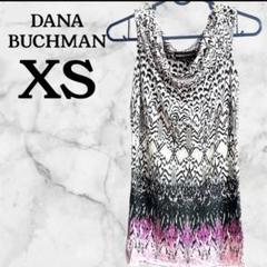 ❣️一点もの❣️ DANA BUCHMAN ノースリーブチュニック XS アニマル柄