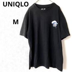 ユニクロ　ブラック Tシャツ アニメプリント　名探偵コナンコラボＴシャツ　UT