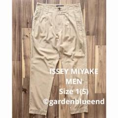 ISSEY MIYAKE MEN 2タック チノパンツ スラックス サイズS