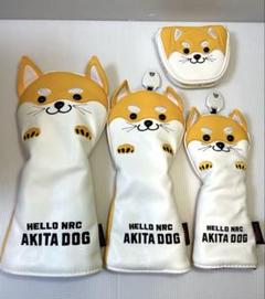HELLO NRC AKITA DOG ゴルフヘッドカバー 4個セット