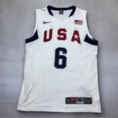 2008北京五輪 バスケアメリカ代表ユニフォーム レブロン・ジェームズ Mサイズ