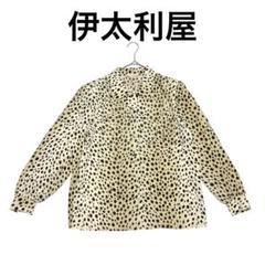 伊太利屋✨ 679 肩パッド入り アニマル柄シャツ Mサイズ 豹柄