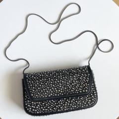 ZARA ROCK スタッズ付き黒クラッチバッグ 美品 2回使用