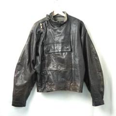 40s スウェーデン軍モーターサイクルジャケットレザータイプ2