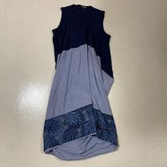 【ジュンヤワタナベ】AD2009　ワンピース アシメトリー　変形　千鳥格子 S ジュンヤワタナベ】AD2009 ワンピース アシメトリー 変形 千鳥格子 S