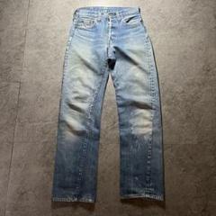 80s ヴィンテージ levi's501 赤耳 内股シングル w28
