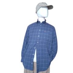 90s TOMMY HILFIGER OLDトミー ボタンダウン チェックシャツ