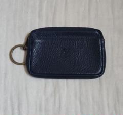 【極美品】イルビゾンテ　コインケース　小銭入れ　レザー　ブラック IL BISONTE イルビゾンテ コインケース スクエア 四角 小銭入れ