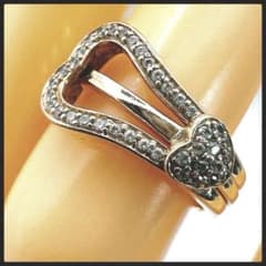 鑑別書フォリフォリ 10金 ラウンドミックスカットリング総重量3.75g