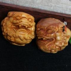 当店人気商品【数量限定商品】珍しい木材、崖柏木ヤーバイ製貔貅置物です