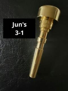 管楽器・吹奏楽器 Jun's Nostalgia Lite 3-1 H.T. 未使用Jun's トランペット用マウスピース ノスタルジアライト3-1