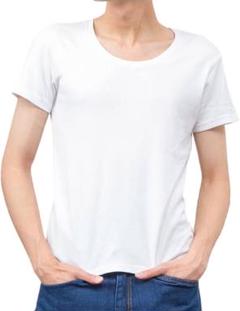 メンズ 半袖Tシャツ 半袖 Tシャツ Uネック スムス コットン インナー