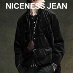 NICENESS 23aw JEAN フォレストビーチジャケット ベルベット NICENESS 23aw JEAN フォレストビーチジャケット ベルベット