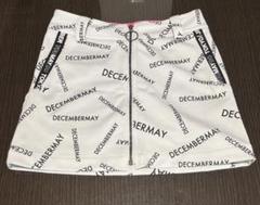 DECEMBERAY ロゴプリント スカート