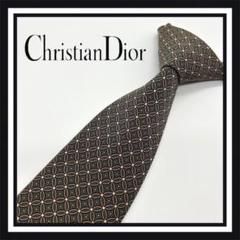 Dior シルバー ネクタイ　使用回数:3回　値下可 美品】クリスチャンディオール ネクタイ シルバー ハイブランド