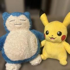 カビゴンとピカチュウ ぬいぐるみセット