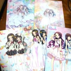 ClariS 俺妹 憑物語 よつぎドール クリアファイル 5枚 非売品 希少レア
