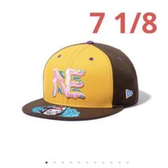 【送料込】NEW ERA 59FIFTY くっきー！ NEロゴ 7 1/4 野性爆弾くっきー！ x New Era®︎ 初コラボコレクションが国内9