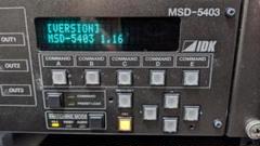 【値下げ】IDK MSD-5403 DIGITAL MULTI SWITCHER MSD-402 - Digital Multi Switcher | IDK Corporation