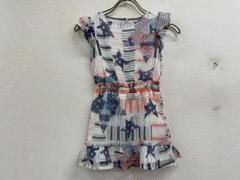 トミーヒルフィガースター総柄シフォンワンピース104★X23117