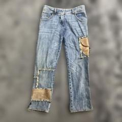 ERMANNO SCERVINO デニム・ジーパン マルチカラー ERMANNO SCERVINO(エルマノシェルビーノ ) デニム・ジーパン