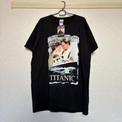デッドストック　90s Titanic タイタニック　tシャツ　紙タグ