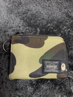 PORTER × A BATHING APE コラボ ウォレットBAPE エイプ