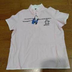 ◎マンシングウェア　 ピンクハーフジップシャツ　未使用タグ付　L　￥15750