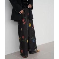 クラシック IENA SLOBE LES メルカリ - 15周年限定 プリントパンツ FLEURS パンツ
