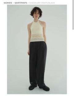 CLANE SHEER AIRY PANTS シアー エアリー パンツ サイズ0 - メルカリ