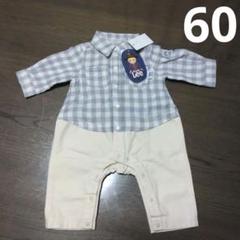新品　Buddy Lee チェック柄ロンパース　サイズ60