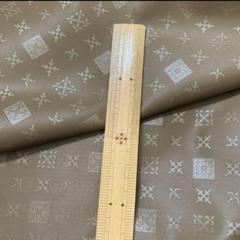 ラシット生地　撥水ナイロン生地　RUSSET モノグラム　オールベージュ