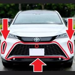 マイロ　ハリアーphevグリル他セット ハリアー phev フロントグリル ガーニッシュ アンダースポイラー
