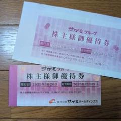 サガミホールディングス 株主優待券15000円分 サガミホールディングス 株主優待券 15,000円分 - メルカリ