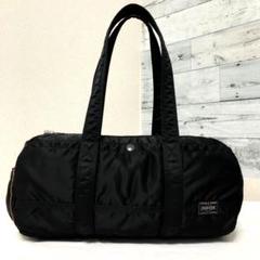 【未使用級✨人気/ドラムバッグ/Lサイズ】ポーター　タンカー　ミニボストン　黒 未使用級✨人気/ドラムバッグ/Lサイズ】ポーター タンカー ミニ