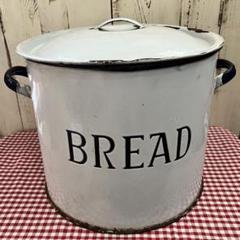 イギリス アンティーク ホーロー BREAD缶 【大】ブレッド缶