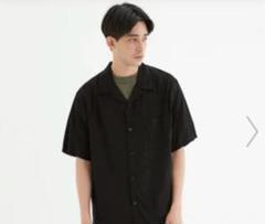 GU ＊ オープンカラーシャツ 半袖シャツ
