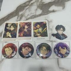 あんスタ　紅月　鬼龍紅郎　神崎颯馬　蓮巳敬人　缶バッジ　ぱしゃっつ　ぴくりあ
