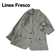 ほぼ未使用】リネアフレスコ(Linea Fresco) リネンデザインジレ 麻