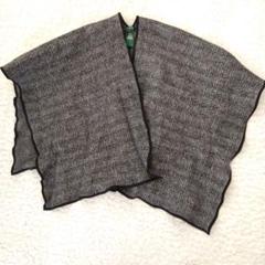 【美品】ラルフローレン　ポンチョ　ケープ　マント　コート　グレンチェック　ウール 新作! Ralph Lauren(ラルフ)グレンチェック ケープコート (Ralph