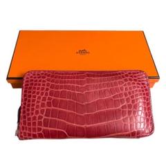 エルメス 刻印A アリゲーター クロコダイル ラウンドジップ 長財布 エルメス 刻印A アリゲーター クロコダイル ラウンドジップ 長