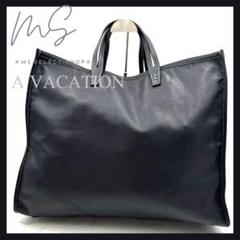 A VACATION TANKレザー黒 トートバッグ A4可 美品 - メルカリ