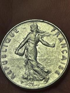 フランスフラン　硬貨　８枚 ユーロ前のフランス フラン硬貨 各種 計8枚