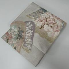 袋帯 上品な山に美しい花 金彩 正絹 AO-4493 袋帯 上品な山に美しい花 金彩 正絹 AO-4493 - メルカリ
