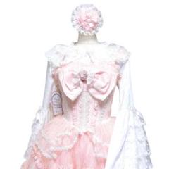 ロリータ ドレス ピンク セット 甘ロリ レース M【Loitimes