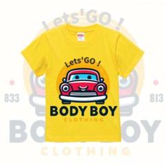 ハイクオリティー Tシャツ 子供用 ベビー用品 男の子　車　イラスト