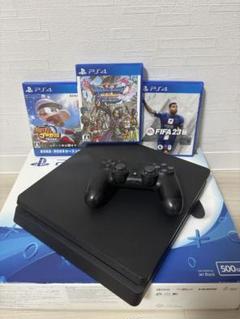 【美品】PlayStation 4 本体 500GB + ソフト3点セット箱あり