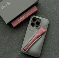 在庫1点のみ】早い者勝ち！ rhode iPhone 14ケースグレー＋リップ
