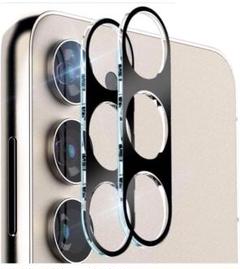 ♡2枚セット♡Galaxy S23 カメラフィルム レンズ保護 ブラック クリア